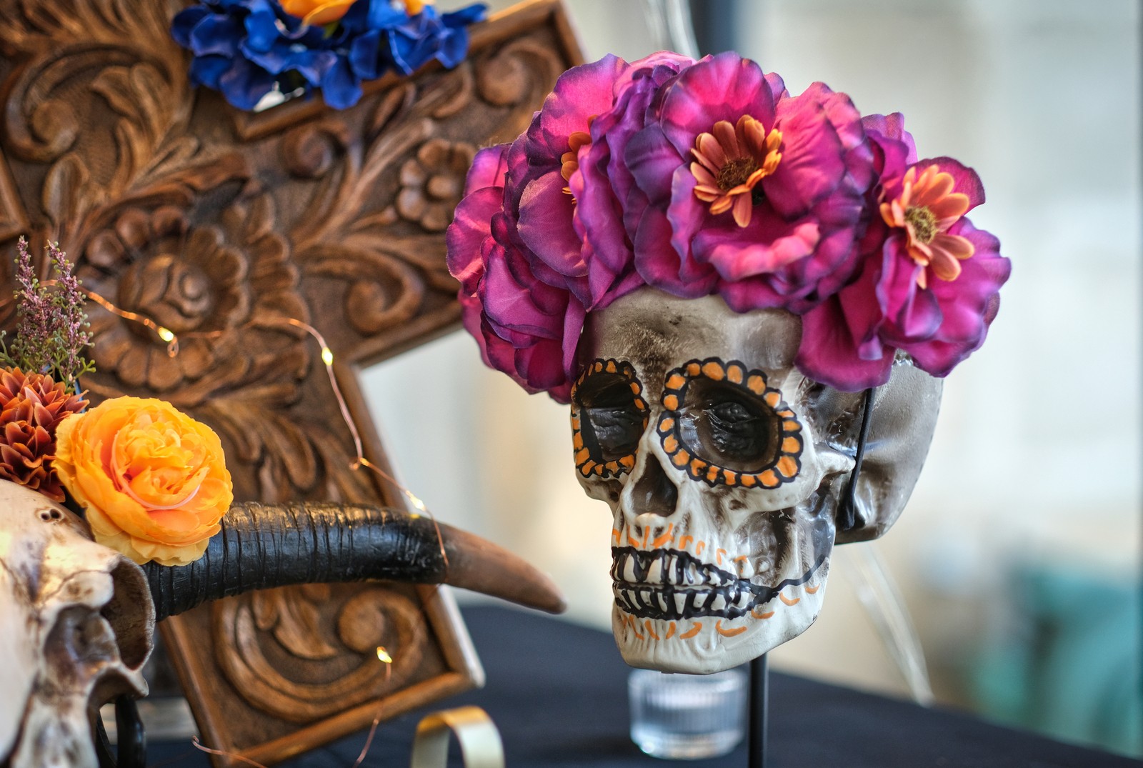 listen up EL DIA DE LOS MUERTOS decoration halloween mexicaine evenement montpellier